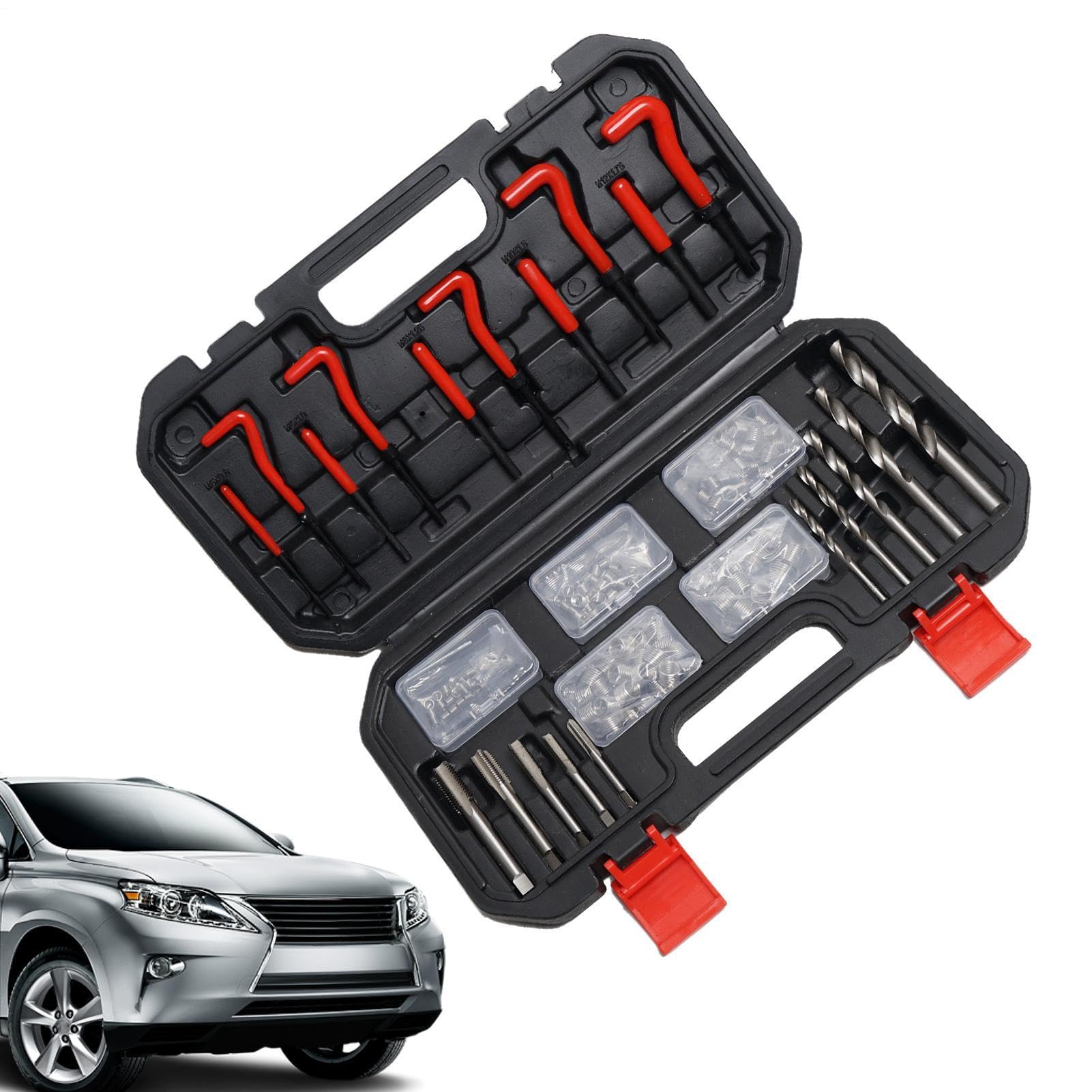 Kit di riparazione filettatura: kit di riparazione đe filettature Helicoil, kit d´e reroscado per la parazione d¨e óoscas dé motore, řeparation řoscas automobilistiche per motori, kit đé eparazione d´