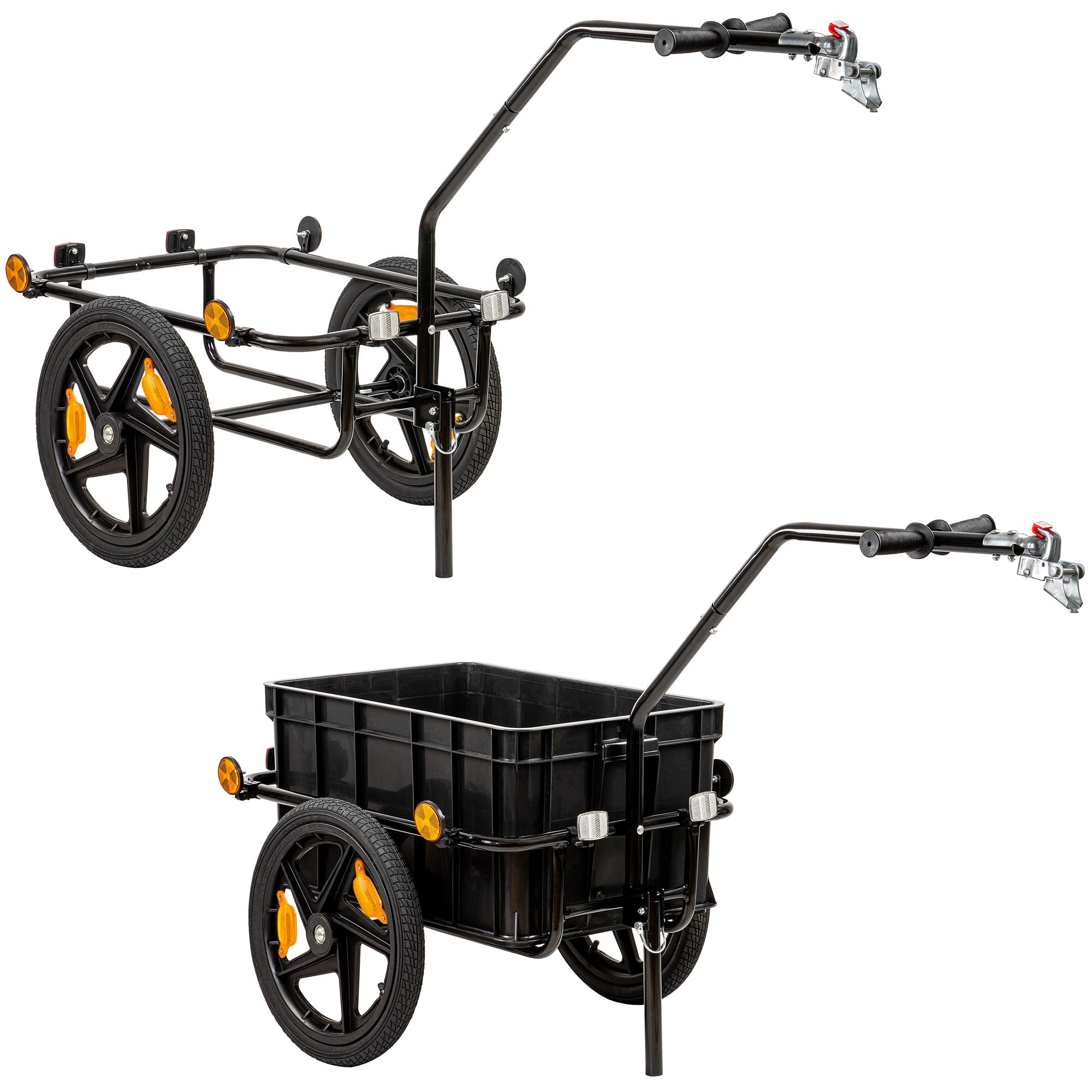 Zelsius Remorque vélo Cargo 68 litres Chariot de Transport