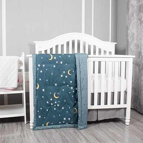 Miniatura 7 de Edredón de bebé ultrasuave, acogedor, transpirable, ligero, para cuna, para niños y niñas, ropa de cama de 34 x 44 pulgadas, manta acolchada para