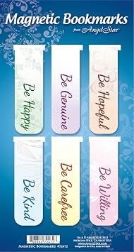 72472 Inspirational Magnetic Bookmarks Set of 6, 2-1/2" Tall