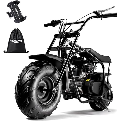 Oryxearth Mini Dirt Bike for Kids, 105CC 4-Stroke Kid Gas Powered Off-Road Pocket Pit Trail Motorcycle W/EPA Approved, Up to 28 Mph Weight Support 185 LBS, for Adults and Teens