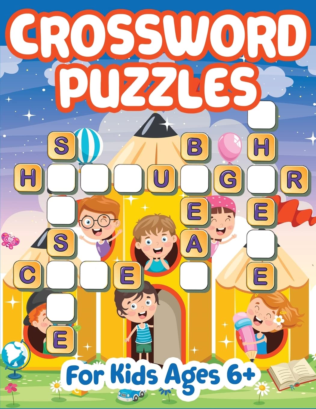 Blue Wave Press Crossword Puzzles for Kids 6+