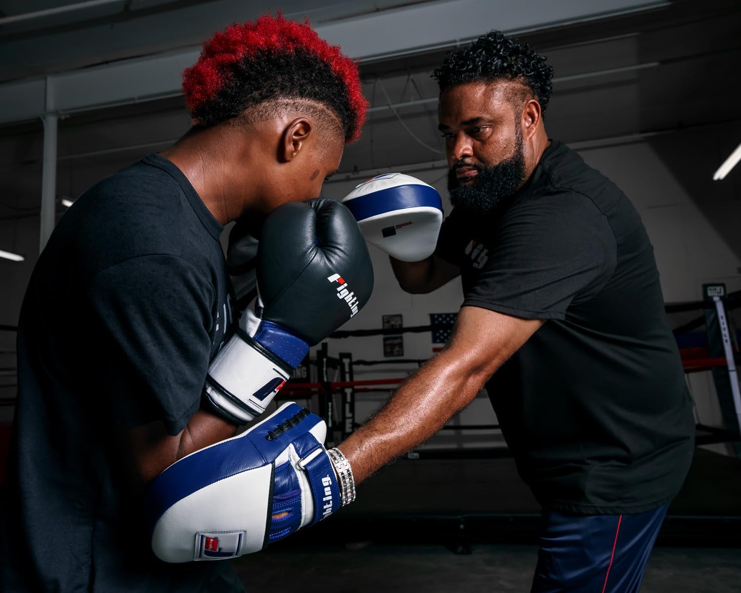 Fighting Force Leather Punch Mitts - Boxing Pads, Muay Thai Pads, Punching Mitts, Focus Mitts, Boxing Equipment, Punching Pads