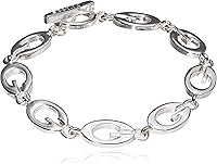 Vista 1 de GUESS Pulsera de eslabones G de plata "Basic", 7.5
