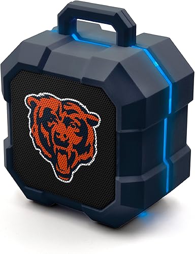 Miniatura 22 de SOAR NFL Shockbox - Altavoz Bluetooth inalámbrico LED, resistente al agua, IPX4, 5.0 Bluetooth con más de 5 horas de tiempo de reproducción, pequeño