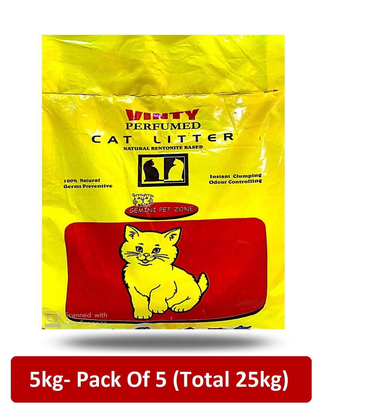 Buy DynamicSales (India) Vinty Bentonite Based Perfumed Cat Litter, 5