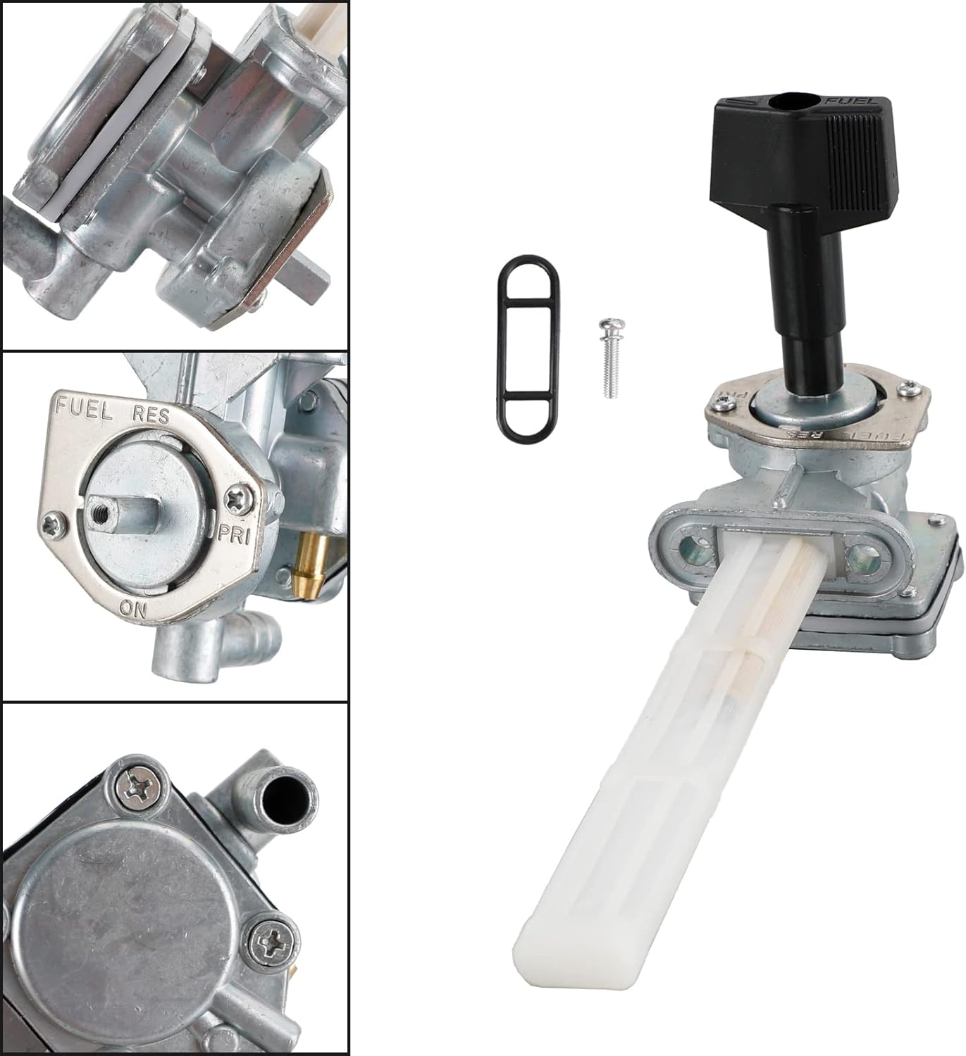 Areyourshop Gas Tank Fuel Cock Valve Petcock 44300-32F10 fit for Suzuki GSF1200 Bandit 2001-2005, GSF1200 GSF1200S Bandit S 2001-2005