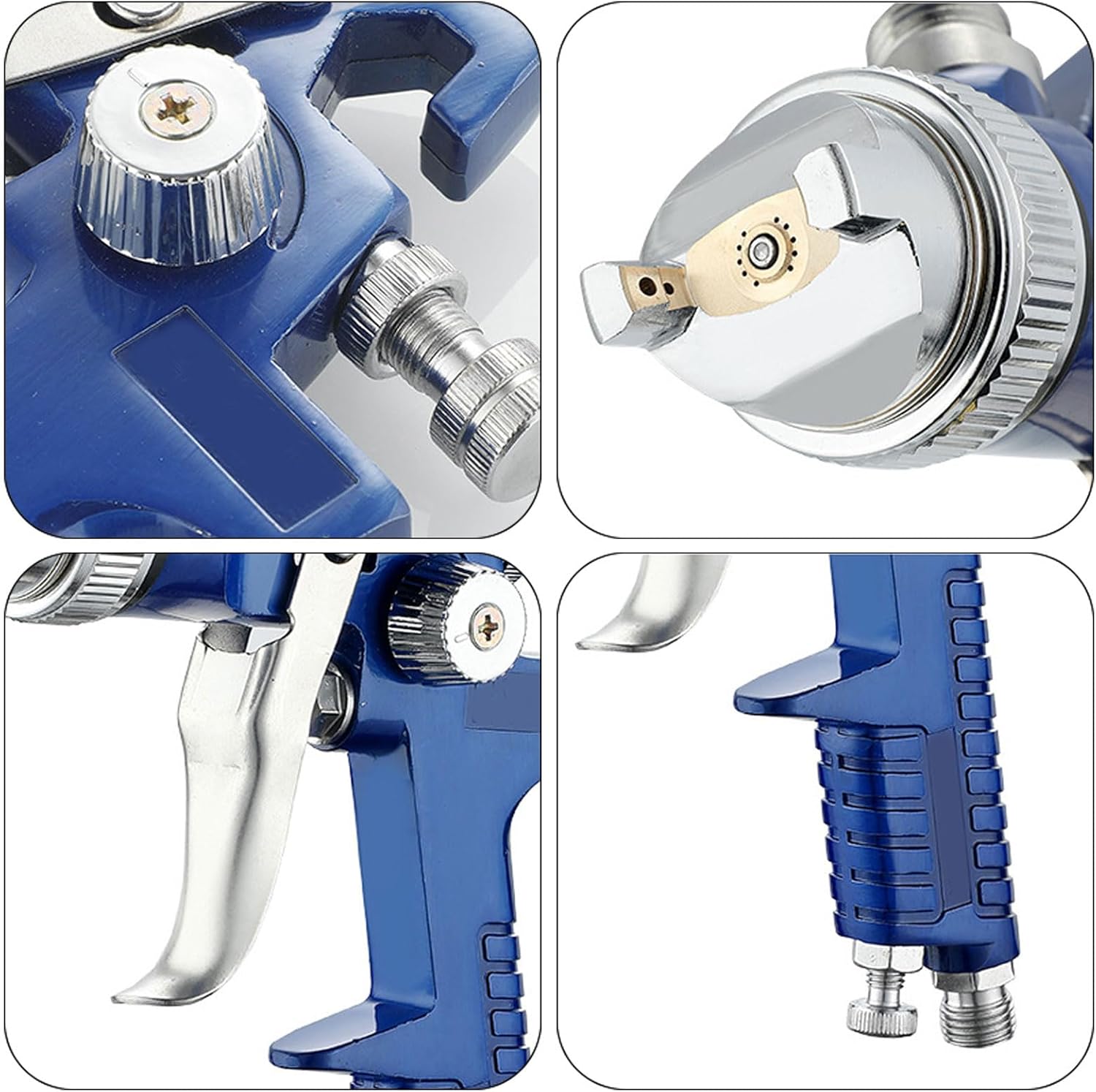Detailed 1.4mm and 0.8mm Applicator Combo Featuring Feed Mechanism Perfect for Fine Paint Work Sprinkle Paint Set