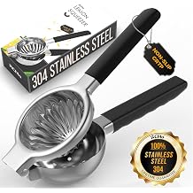 Lemon Squeezer 304 Stainless Steel Large Metal Manual Citrus Juicer
