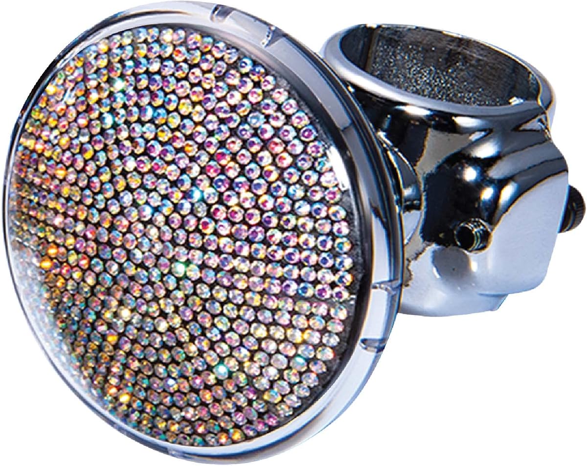 Large Steering Wheel Knob Spinner Bling - Compatible with Thick Steering Wheels, Smooth Suicide Knob with Bearing Easy Installation - Suitable for SUV, Trucks, Vans and Sport Steering Wheels