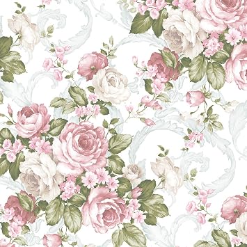 Norwall CH22531 Grand Floral Wallpaper