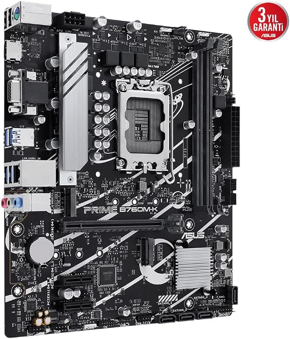 Asus Prime B760M-K D5 1700P Vga Hdmi