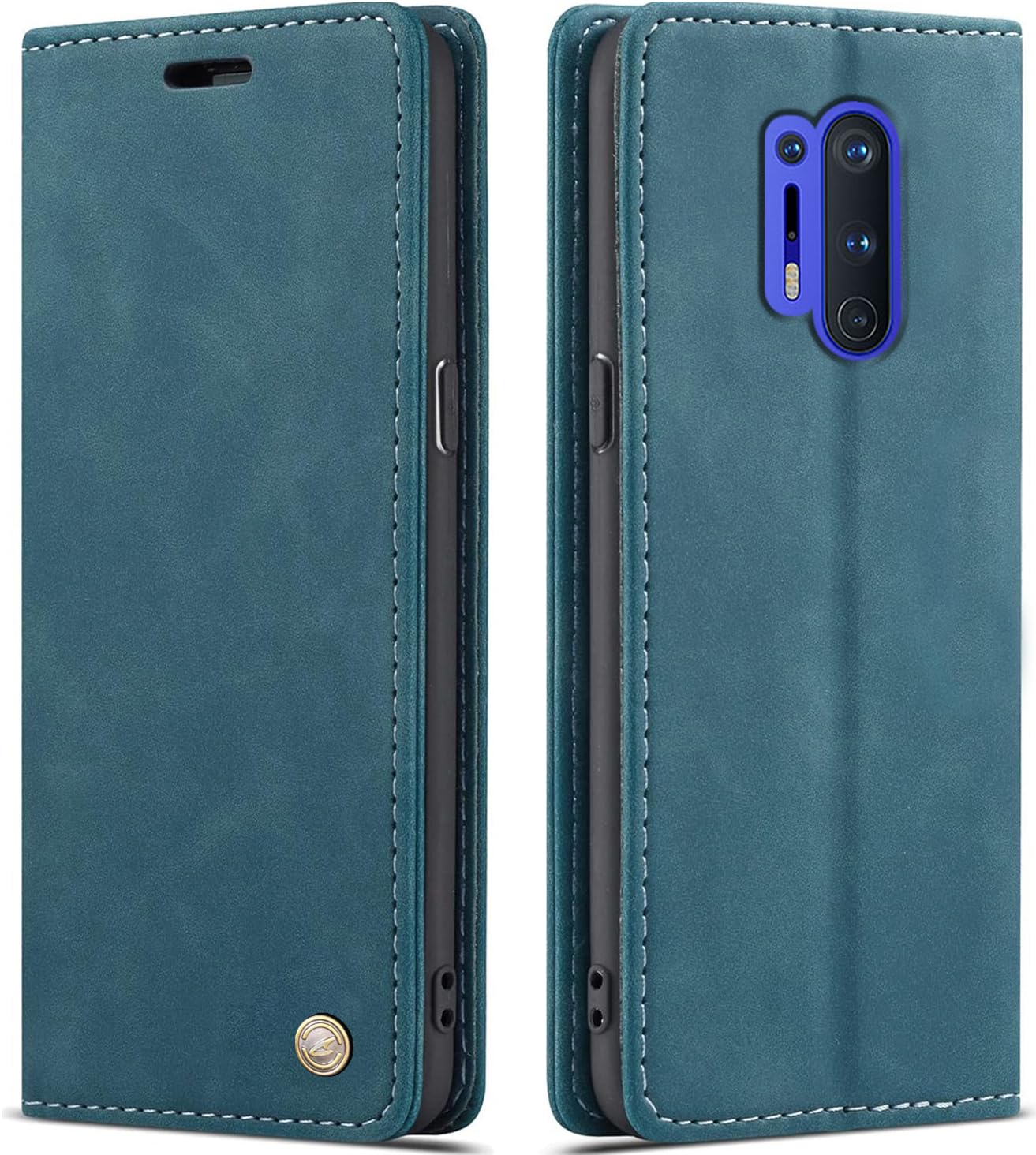 ClickCase™ for OnePlus 8 Pro Sheepskin Series Faux Soft Leather Wallet Flip Case Kick Stand with Magnetic Closure Lightweight Slim Flip Cover for OnePlus 8 Pro (Greenish Blue) (B08GFWP2YD) Amazon Price History, Amazon Price Tracker