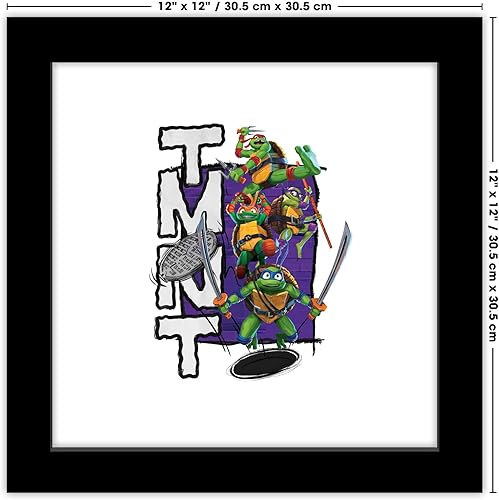 Miniatura 6 de Trends International Gallery Pops Nickelodeon Teenage Mutant Ninja Turtles Mutant Mayhem - Parche de alcantarillado de la hermandad póster de pared,