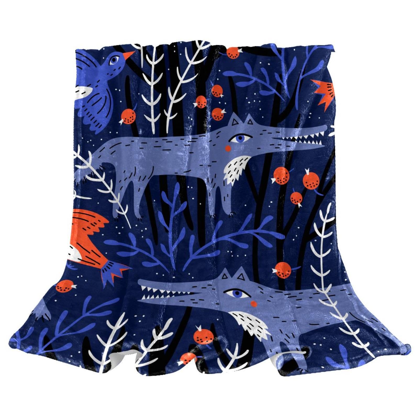 Couverture polaire fleur de renard : douceur poétique pour vos moments de sérénité