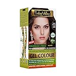 Indus Valley Natural Organic Damage Free Gel Hair Color | Ammonia Free, Vegan & Cruelty Free | Up to 100% Gray Coverage, Long Lasting Results |Copper Mahogany 5.4 (20gram+200ml)