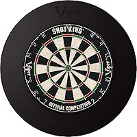 Vista 7 de Viper by GLD Products Guardian Dartboard Surround Sisal/Bristle - Protector de pared de diana con punta de acero