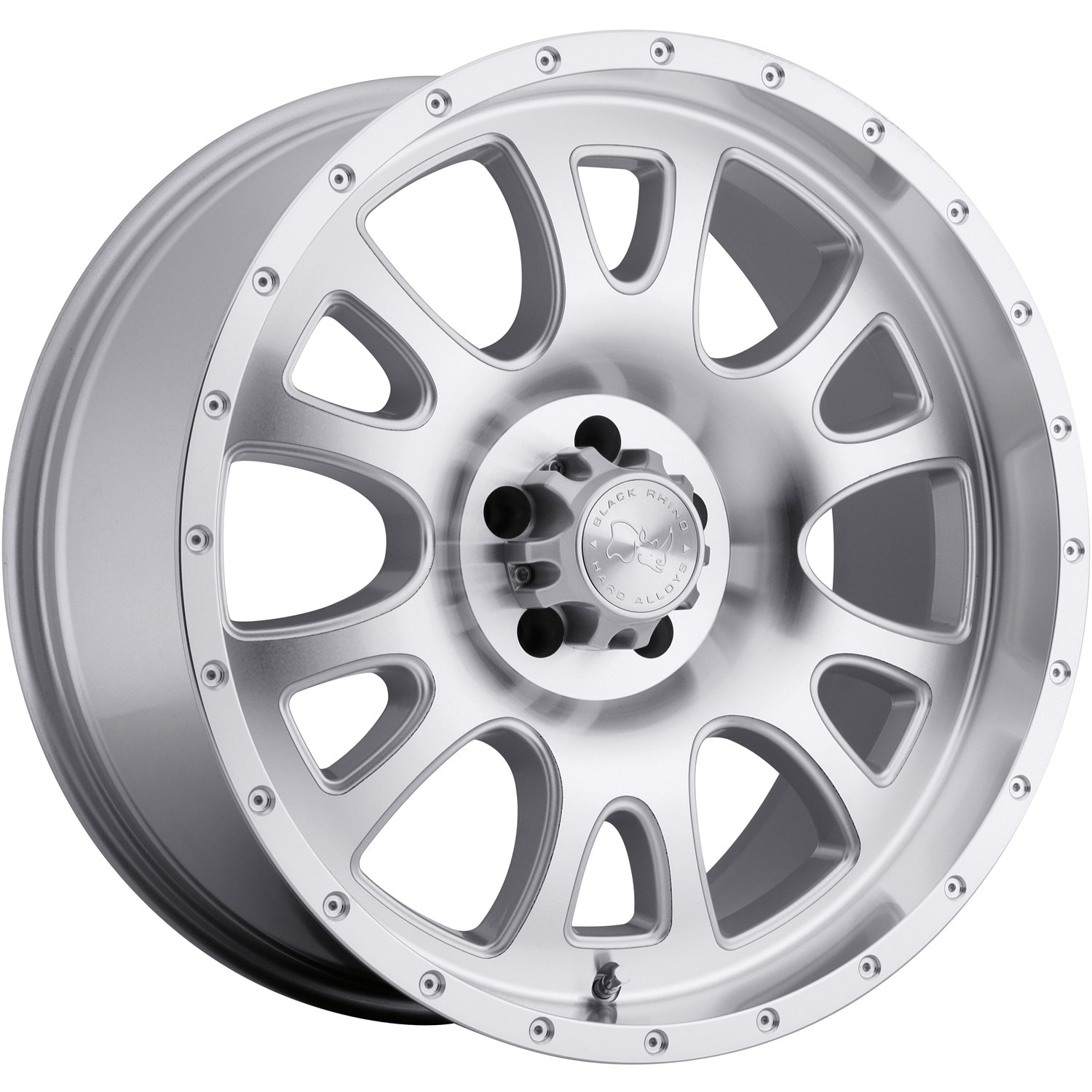 Black Rhino LUCERNE Silver Wheel (20x9"/6x139.7mm,+12mm offset)