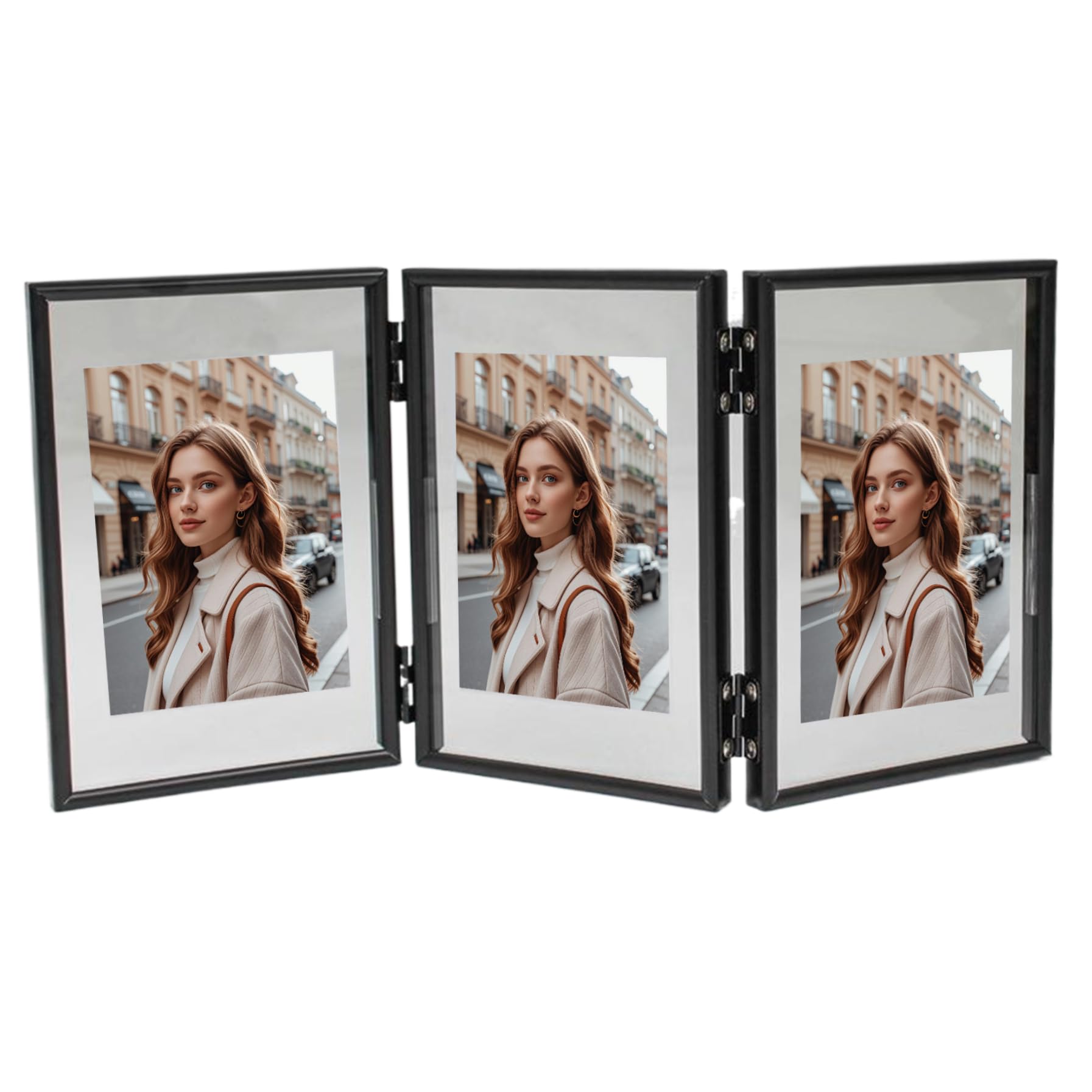 Cadre photo portefeuille pliant pour garder vos proches sur votre bureau
