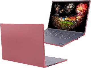 mCover Case for 16-inch Dell XPS 16 DA16260 Windows Laptop PC (Released After Feb. 2026, Without 360 ° Hinge, NOT Fitting Any Other Dell Models)- Red