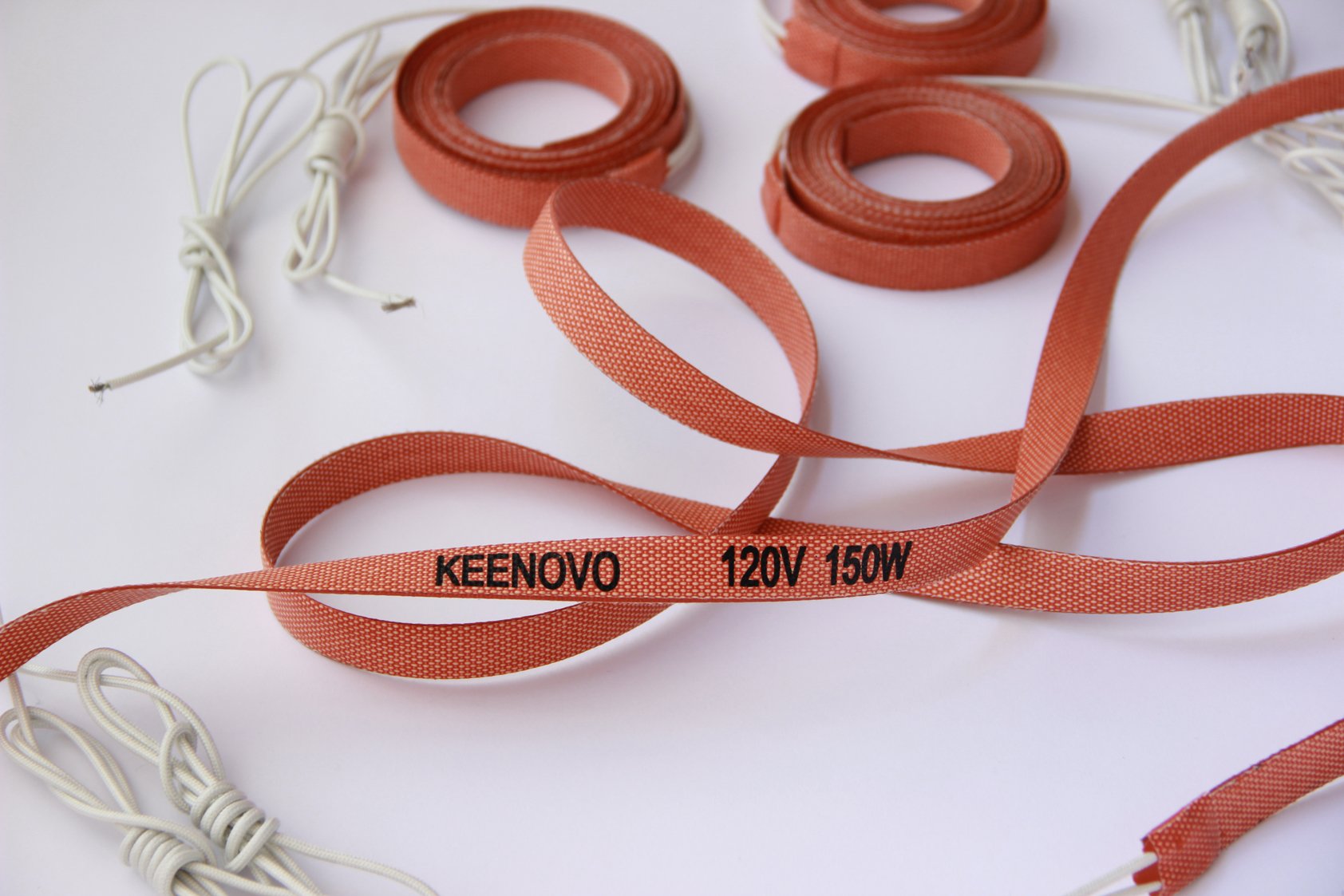 KEENOVO All Purpose Silicone Heater Strip Pipe Tube Heating Band Belt,Custom  Design Welcome (15mm x 2000mm 150W 220V) - Amazon.com