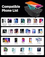 Vista 3 de Car Wireless Phone Charger for Volvo 2017-2025 XC90 XC60 S90 S60 V90 V60 2025 2024 2023 2022 2021 2020 2019 2018 2017 Center Console Accessories