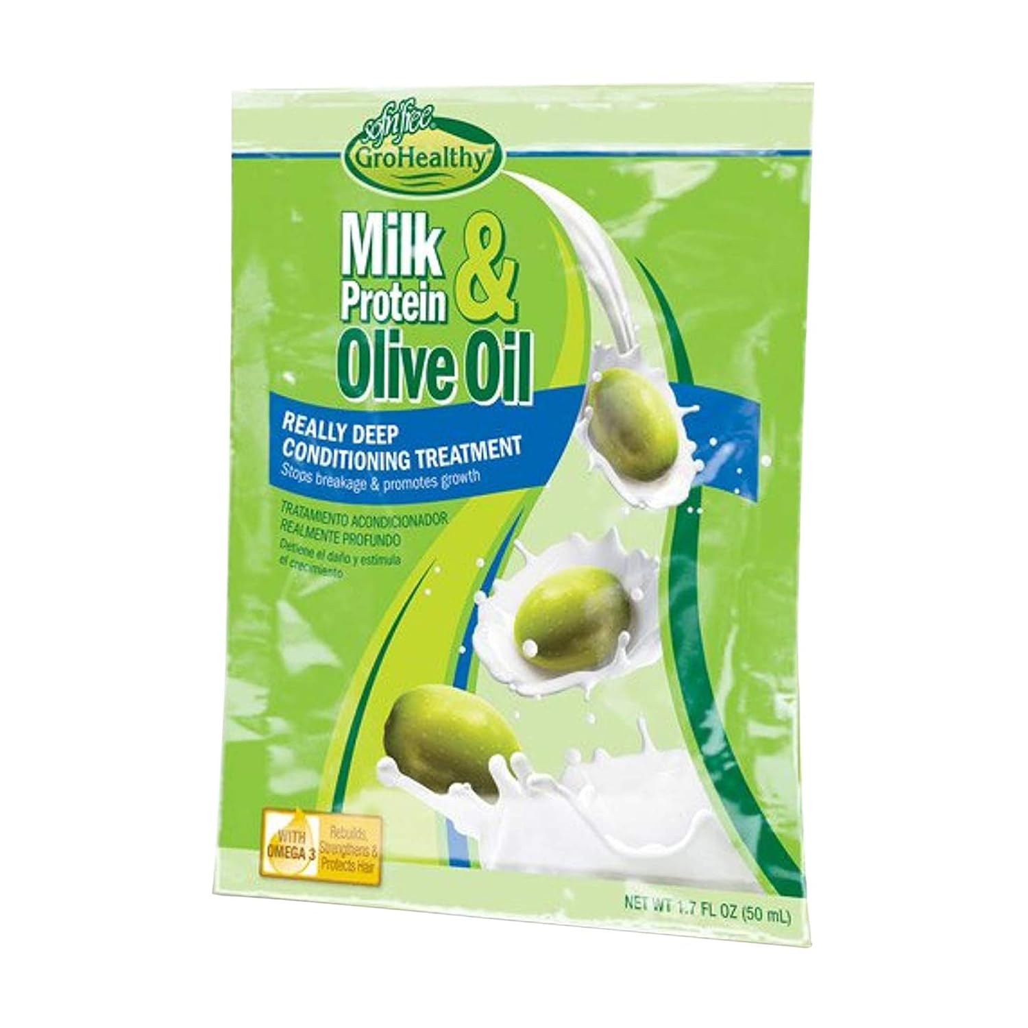 GroHealthy Milk Protein & Olive Oil Deep Conditioning