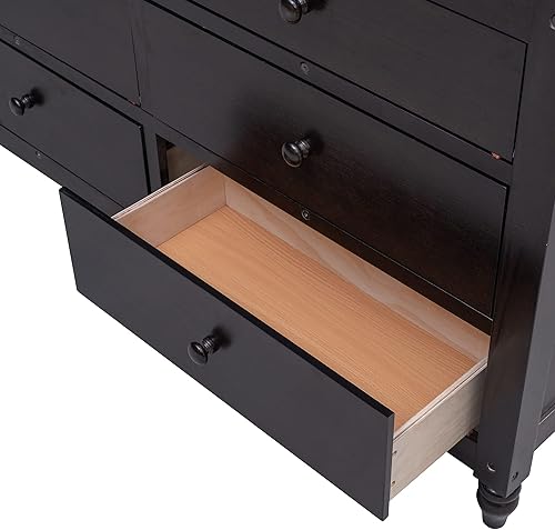 Miniatura 43 de Cama alta funcional tamaño individual con 2 cajones y 2 armarios, base de cama de madera maciza con barandilla de seguridad y escalera de