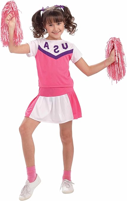 Forum Novelties Classic Cheerleader Uniform Costume, Child Small