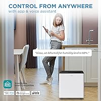 Vista 3 de Midea 4,500 Sq. Ft. Dehumidifier with Pump Included 50 Pint - Ideal for Basements, Large & Medium Sized Rooms, and Bathrooms (Renewed)