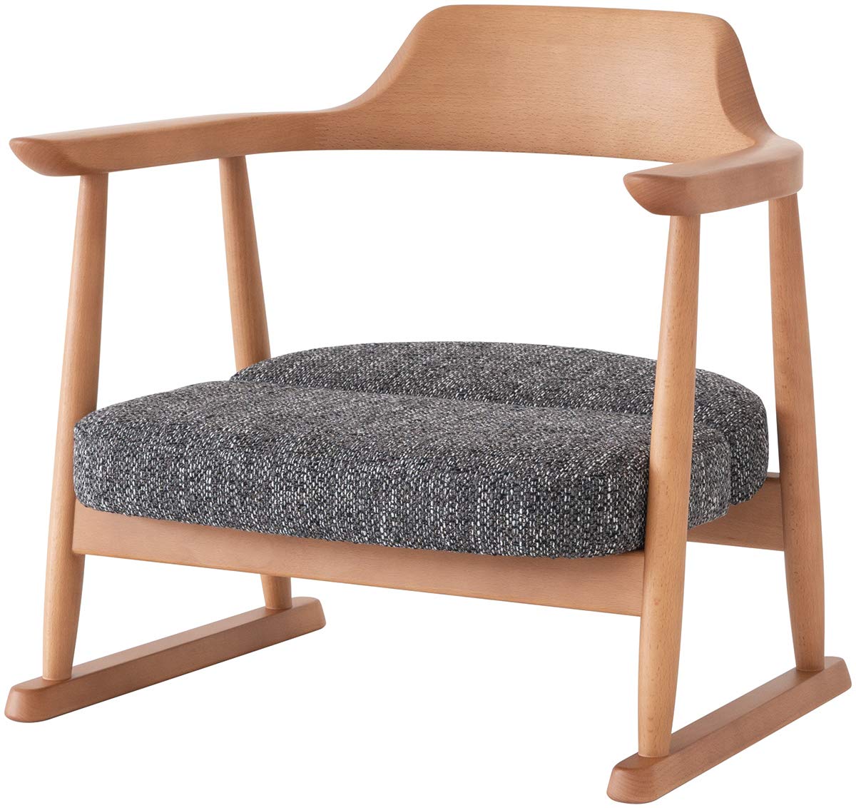 Amazon｜飛騨産業 座椅子 N5色/ベガスDGR 幅57.5×奥46.5×高さ52cm 低座 