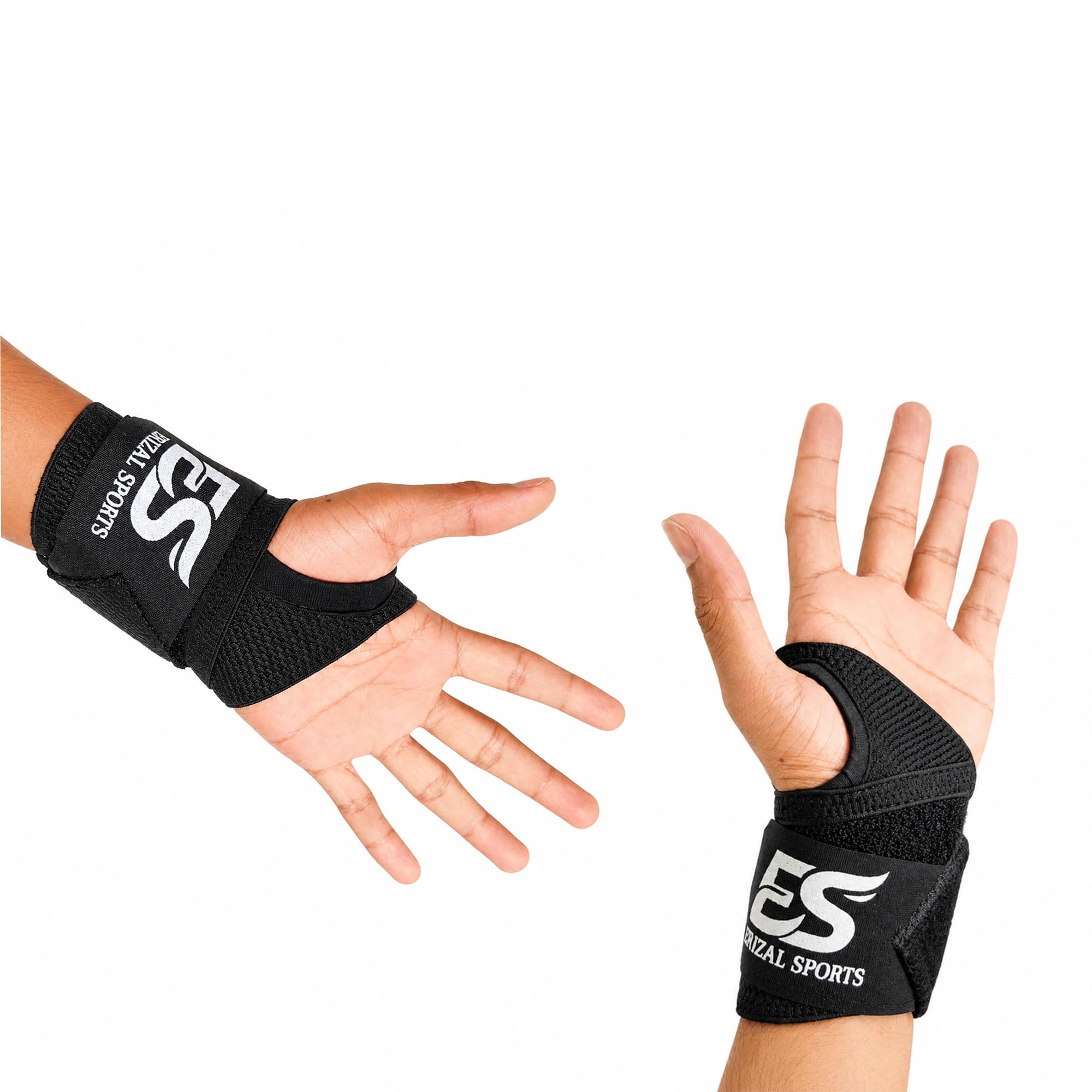 Thumb Support | Wrist Support | Pack of 2 | 17" inch | Reinforced Thumb Loop, Breathable Fabric, Sweat-Friendly-image-34