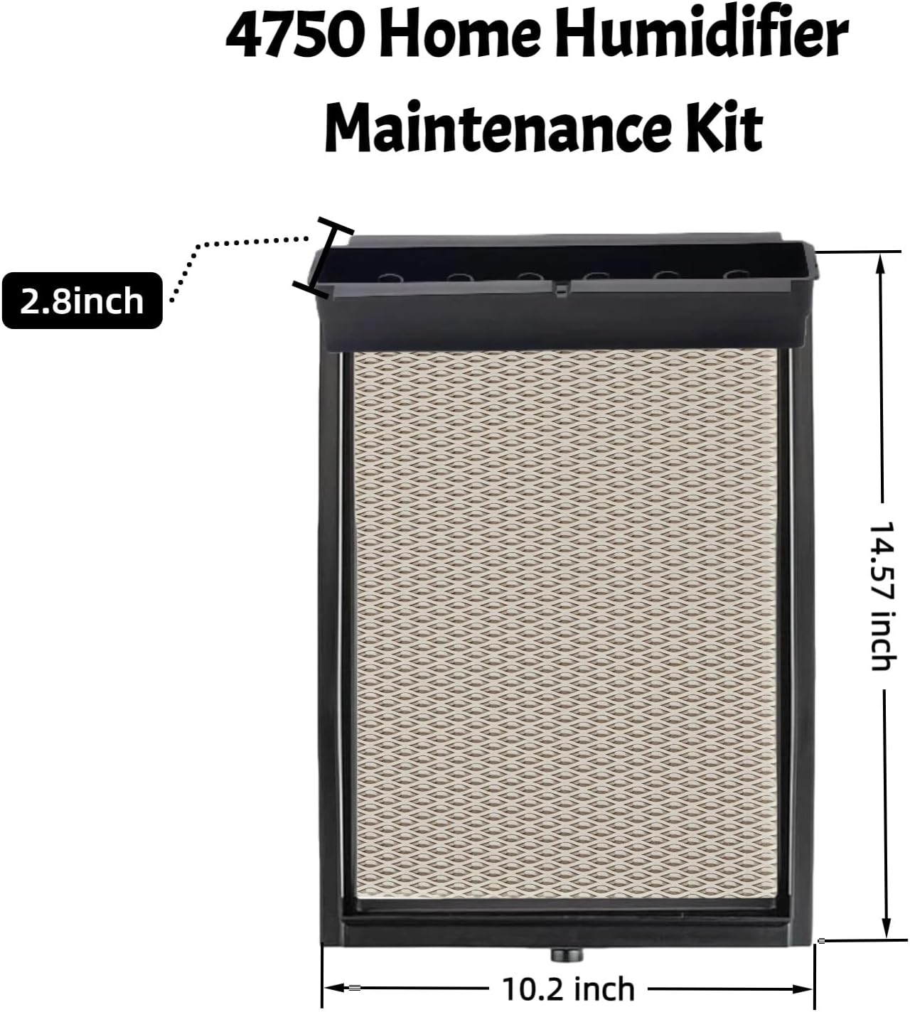 4750 Humidifier Maintenance Kit with Model 35 Water Panel Replacement Filter, Compatible with Aprilaire Whole-House Humidifier Models 700,700A,700M,760,760A,768