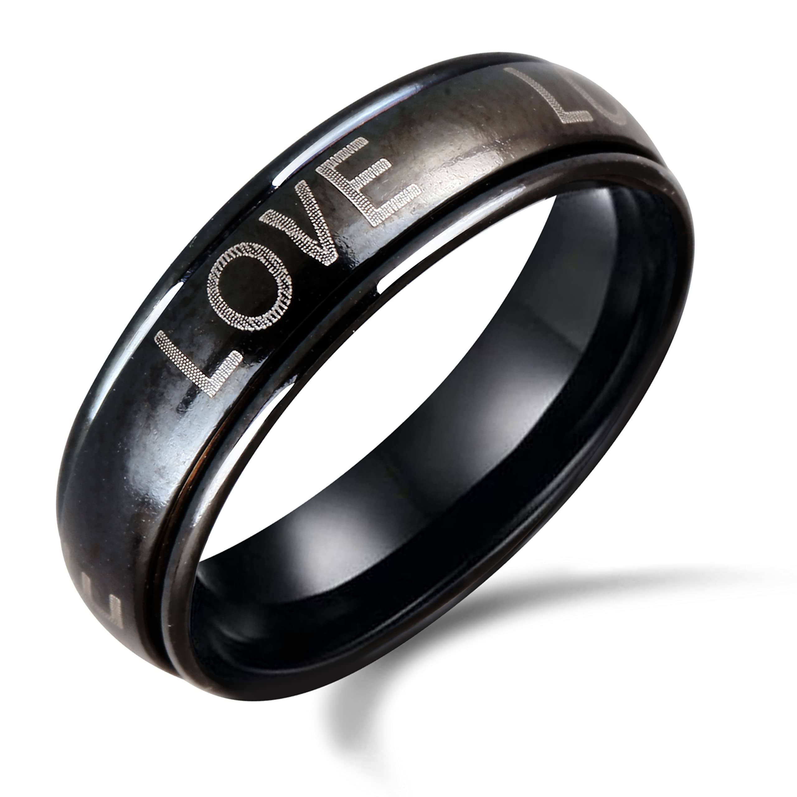 Titanium Stainless Steel Stylish adjustable size proposal Couple band thumb Silver Platinum gold Finger Ring for Men Mens gents unisex Boys Boyfriend MEN RINGS-image-23