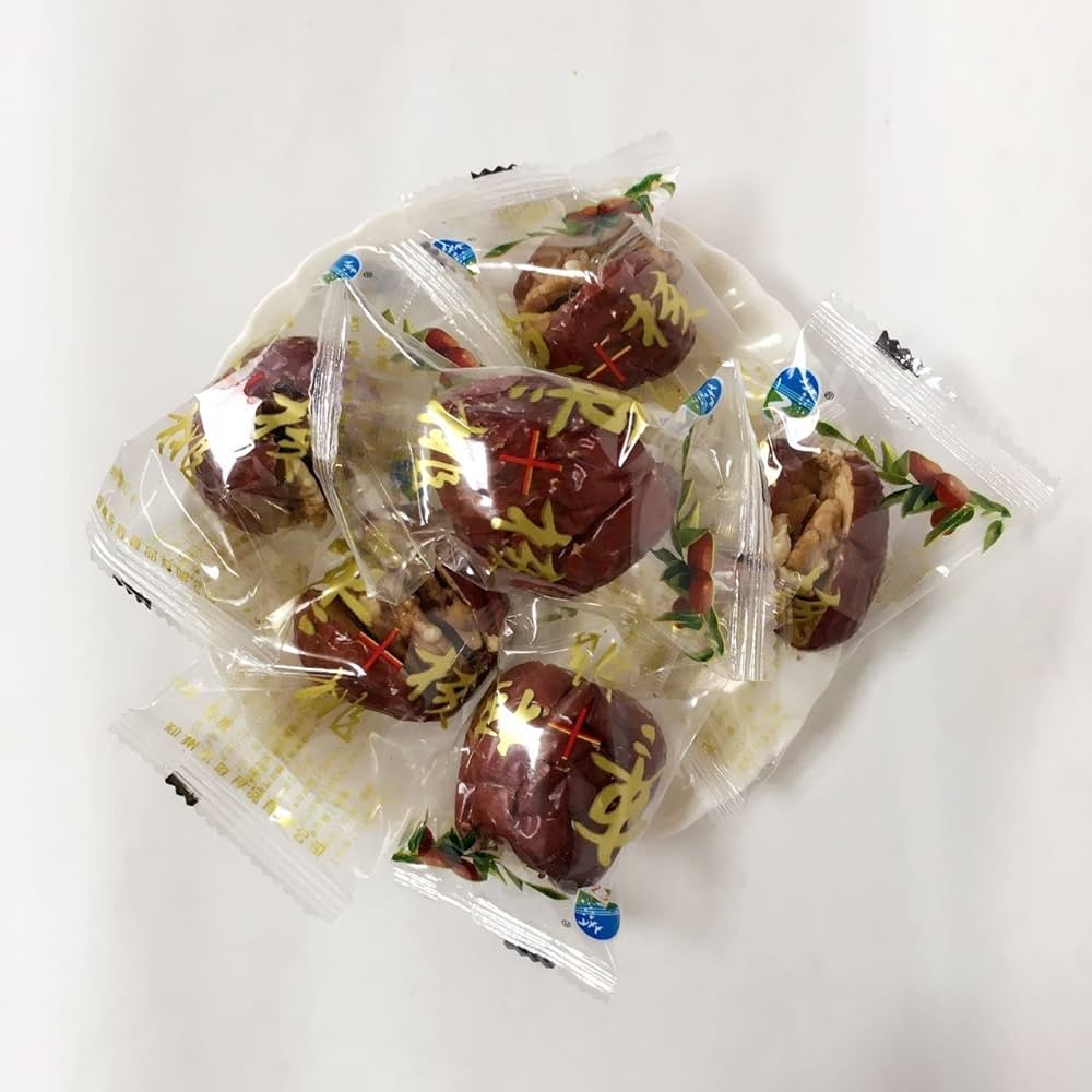Amazon | 紅棗夾核桃【3袋セット】 干し赤棗とクルミの