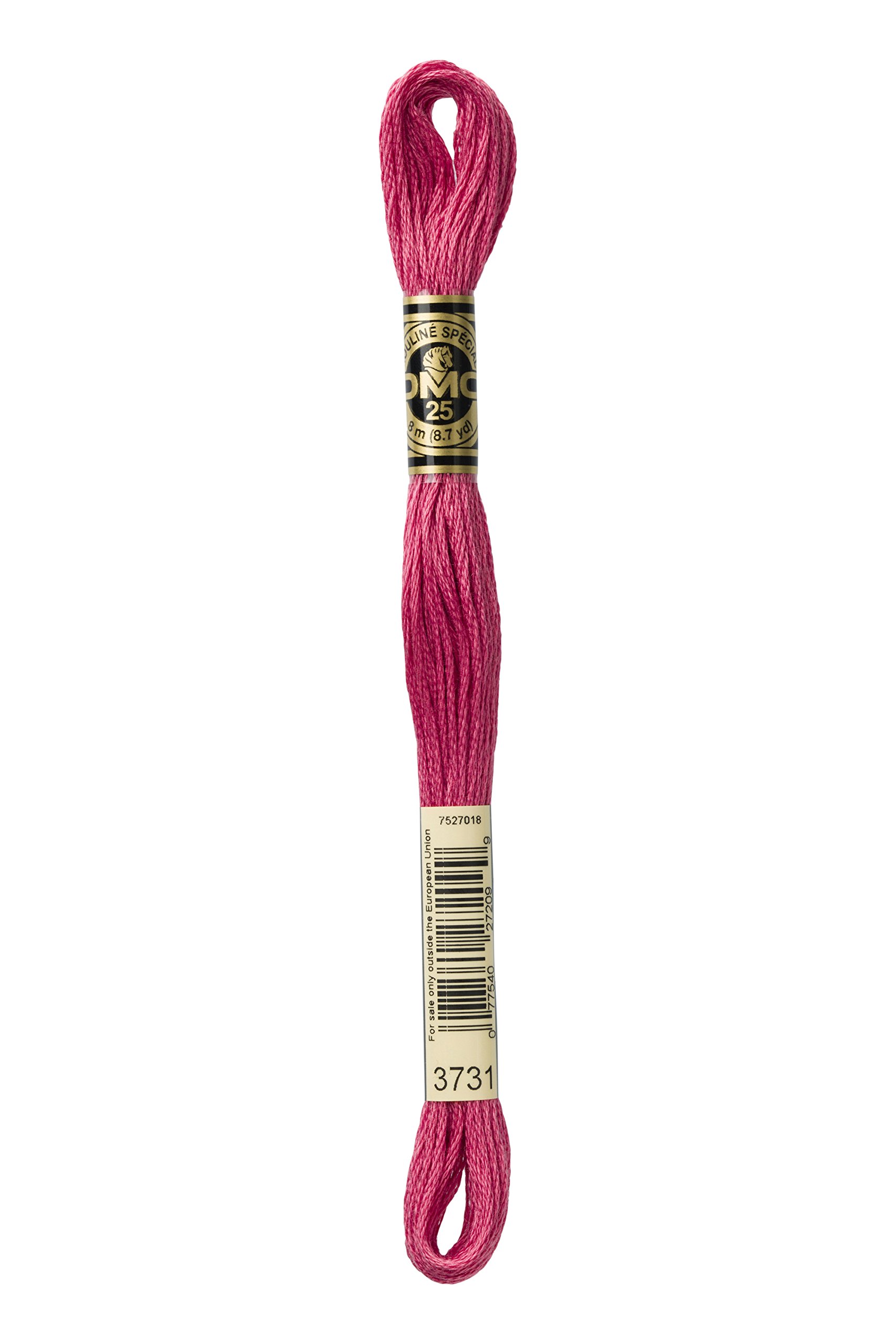 DMC 117MC-3731 Embroidery Floss, Cotton, 3731 Pink, 8 Metres