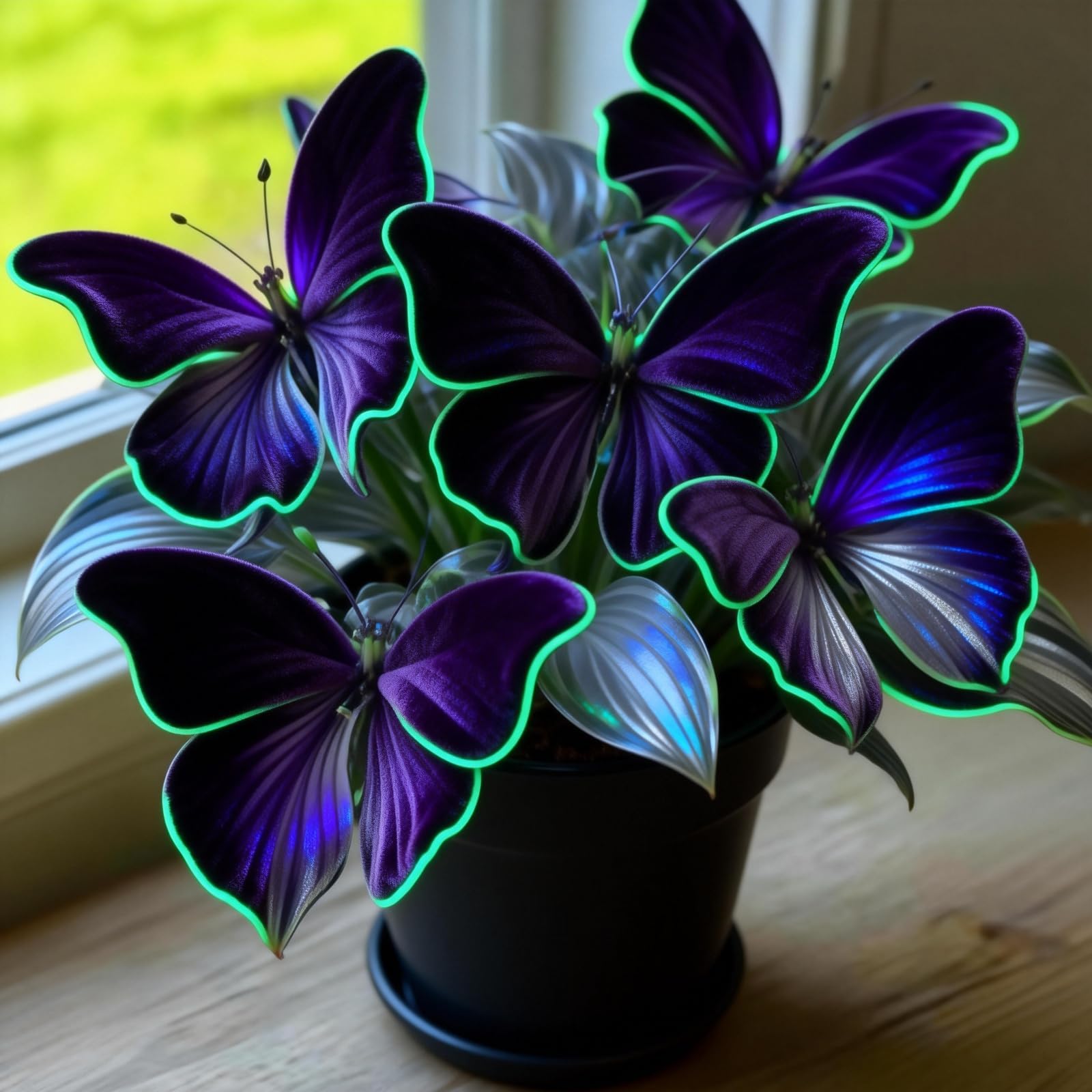 Midnight Blue Hosta Bulbs Live, Excellent Display, Perennial, Easy Plant, Wedding Ornamental Flowers, Garden Bulbs, Hosta Plants for Sale,-6bulbs-b