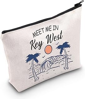 Key West Weekend Gift Meet Me In Key West Travel Cosmetic Pouch Florida Vacation Gift (Key West bag)