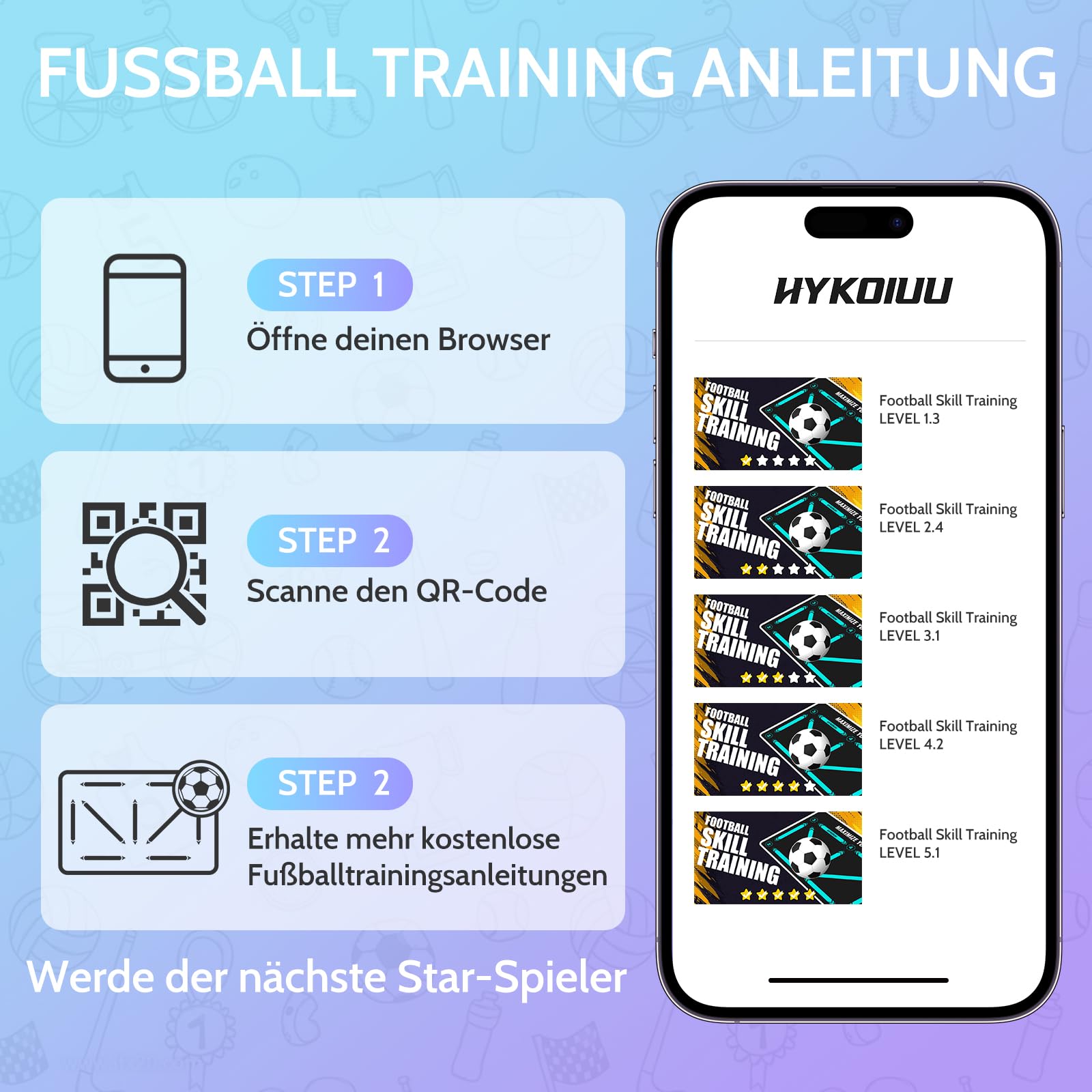 Fussball Matte Mit Fussballtrainer 90x60cm Rutschfest Silent Fussballmatte Training Kinder – Trainingsmatte Für Ballkontrolle & Schritt-übungen Stoßdämpfende Fußball Trainingsmatte Trainingszubehör