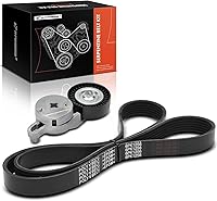 A-Premium Serpentine Belt Drive Kit with Tensioner for Toyota Camry 2012-2017, RAV4 2009-2018, Scion tC 2011-2016 - 2.5L DOHC L4