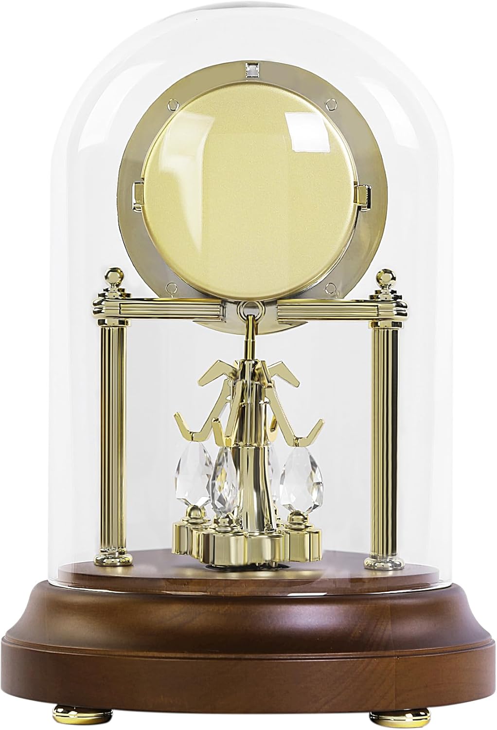 SEIKO QXN236GLH Desk and Table Clock, Brown
