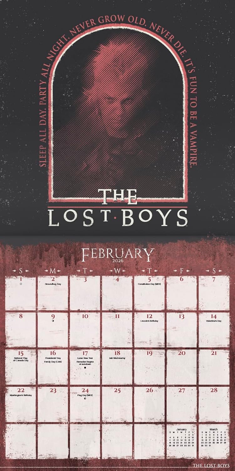 2026 Horror Collection Wall Calendar - Image 3