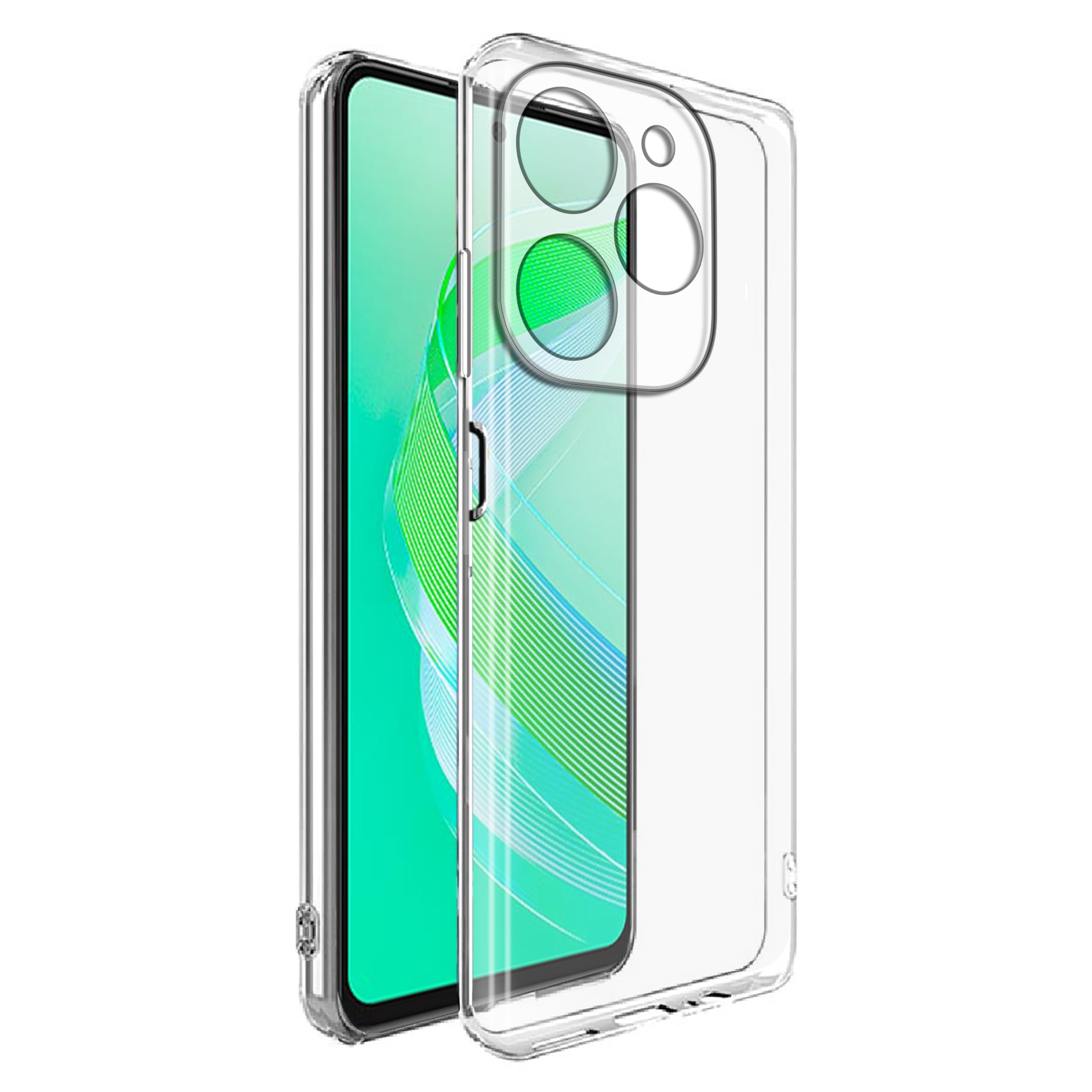 Amazon Brand- Solimo Basic Case for Infinix Smart 8 Plus 4G (Silicone_Transparent) (B0CXXML7XZ) Amazon Price History, Amazon Price Tracker