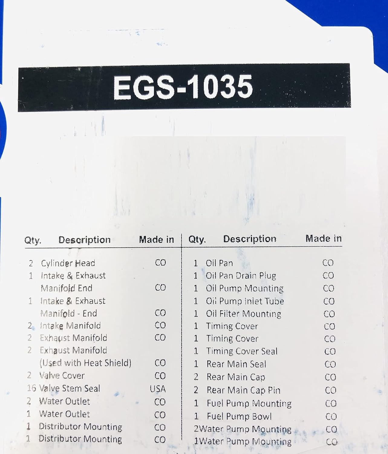 Engine Overhaul Gasket Set Compatible with Ford 390 360 332 352 406 427 428 (FE Gaskets)
