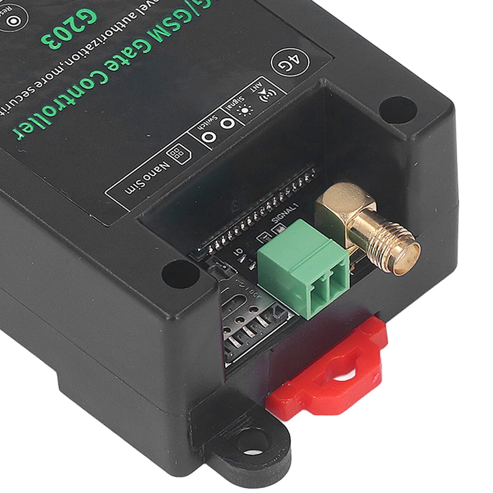 Ouvre-porte GSM, G203 Ouvre-porte GSM avec Télécommande D'accès à La Porte de Garage 3G 4G, DC9‑36V Prise en Charge de La Réinitialisation DuduRedémarrage à Distance pour Ascenseur
