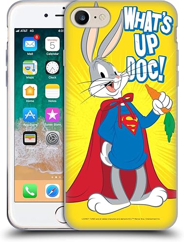 Miniatura 105 de Head Case Designs Funda de gel suave con licencia oficial de Looney Tunes Retro Bugs Bunny compatible con Apple iPhone 11 Pro Max Retro,Blanco y