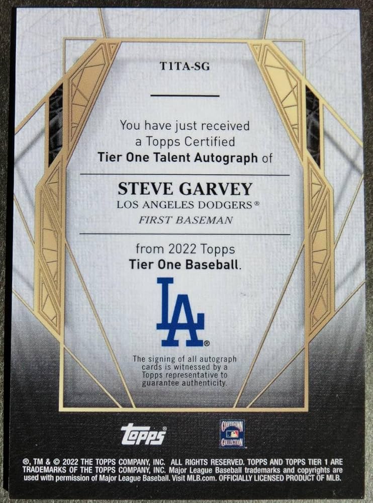 Amazon.co.jp: スティーブガービー Steve Garvey auto 直筆