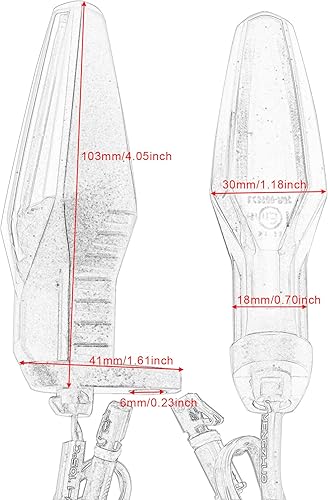 Miniatura 2 de GIDIBII Señal de giro trasero de la motocicleta, luz indicadora de giro delantera para BMW S1000XR S 1000R 2021R1250GS 2021R1250GS ADV 2021