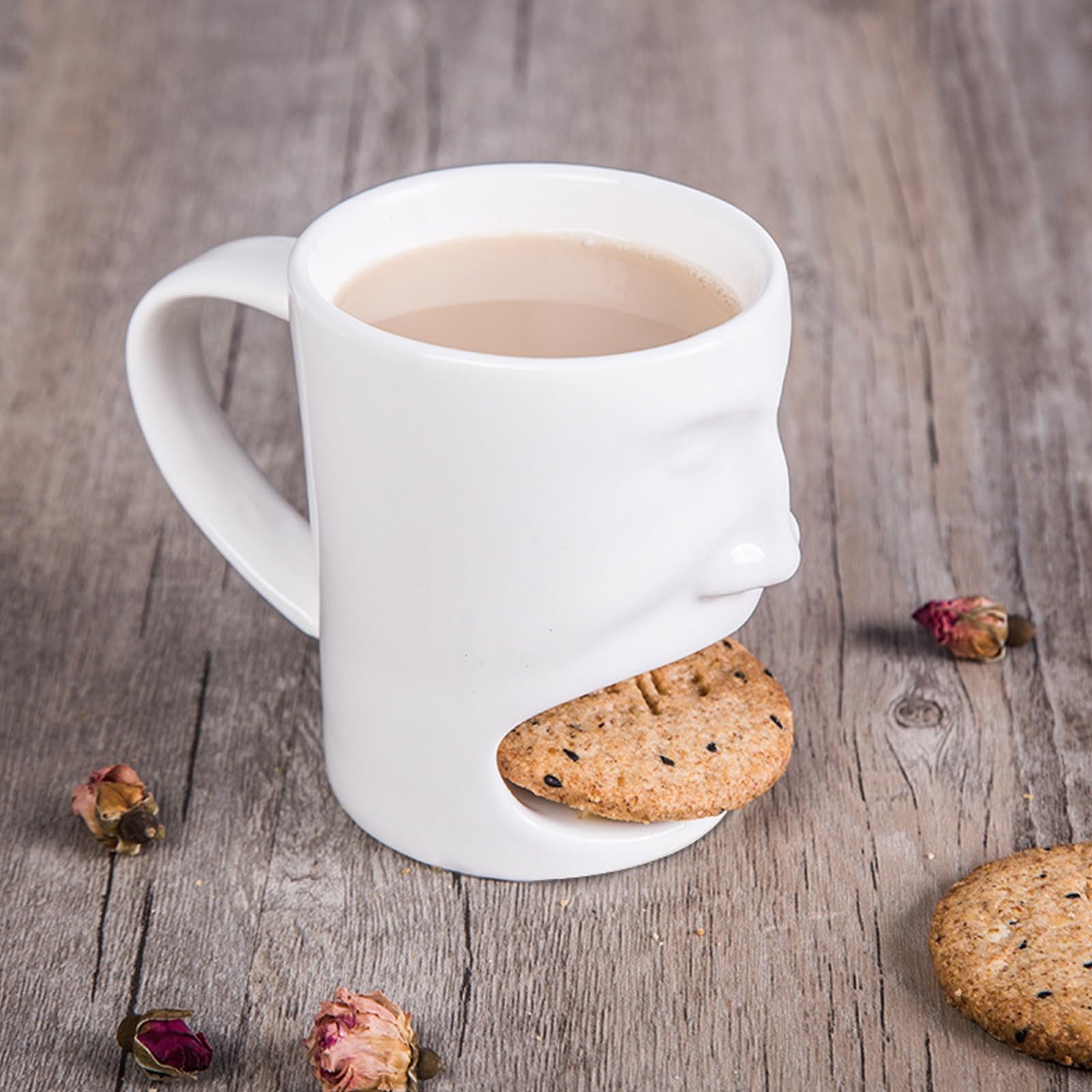 Amazon.com: Whbbbj 3D Creative Face Coffee Mug, Funny Coffee Mug with  Cookie Holder, Ceramic Tea Cup with Handle, Human Face Ceramic Milk Cup,  Creative Breakfast Drinking Mug, for Home Office Kitchen :