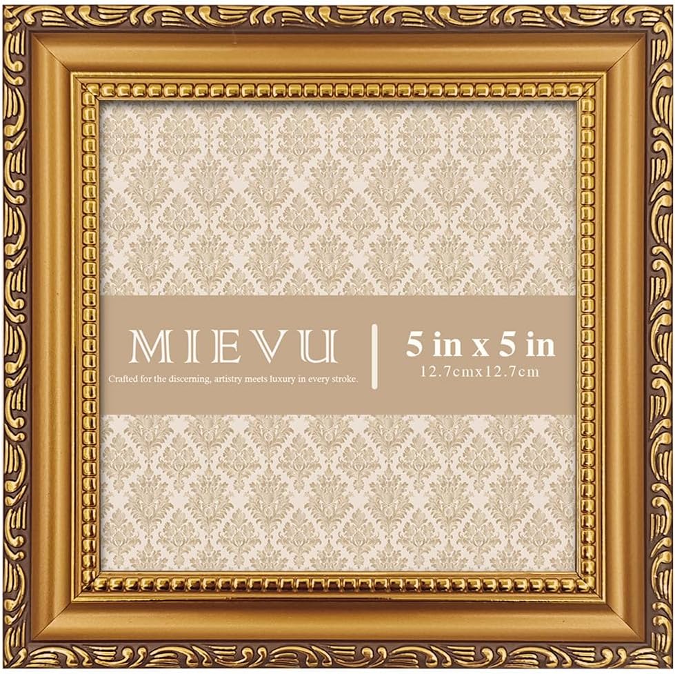 11×14 Picture Frame - Gold Picture Frames for Wall Hanging And Tabletop Display,Ornate Photo Frame,Vintage Frames,Christmas Frames,with Durable Plexiglass